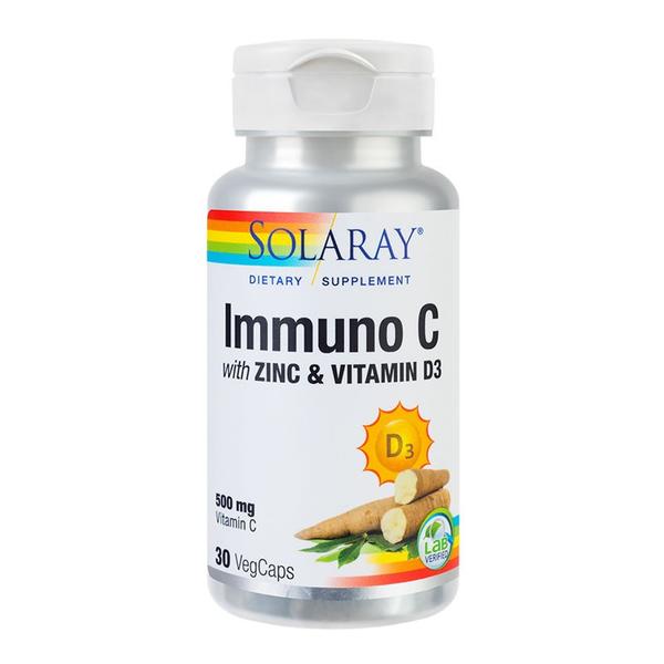 Imuno c plus zinc   vitamina d3 secom, 30 capsule