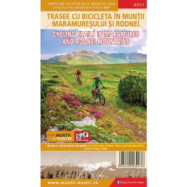 Trasee cu bicicleta in muntii maramuresului si rodnei, editura schubert   franzke