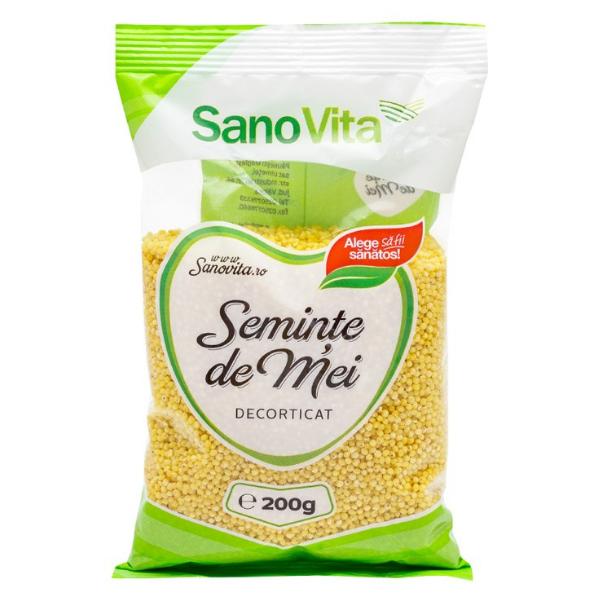 Seminte de Mei Decorticate Sano Vita, 200g