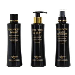 Tratament profesional gloss-factor sampon, crema și spray cu balsam, 250 ml