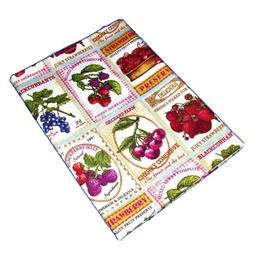 Fata de masa imprimeu cu fructe, bumbac, 150x120 cm, model 2 - happy gifts