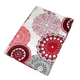 Fata de masa imprimeu mandala, bumbac, 150x120 cm - happy gifts