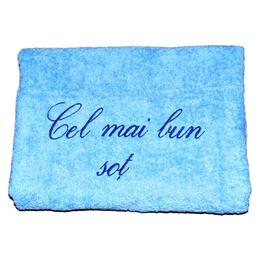 Prosop personalizat cel mai bun sot, 140x70 - happy gifts