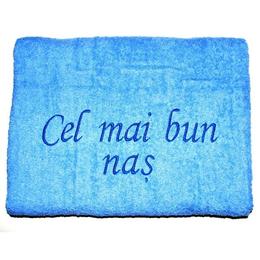 Prosop personalizat cel mai bun nas, 140 x 70 cm, albastru - happy gifts
