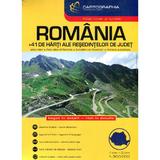 Romania - Atlas rutier si turistic, editura Cartographia