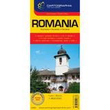 Romania - Harta turistica Si Rutiera, editura Cartographia