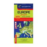 Europa - Harta laminata, editura Cartographia