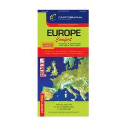 Europa - harta laminata, editura cartographia