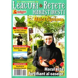 Leacuri si retete manastiresti. Nr. 17. 10 August - 10 Octombrie 2017, editura Lumea Credintei