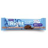 Baton Proteic Fizico The Right cu Ciocolata cu Lapte Sly Nutritia, 60 g