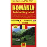 Romania - Harta turistica Si Rutiera, editura Niculescu