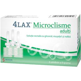 4Lax Microclisme Adulti Solacium Pharma, 6 doze x 9 g