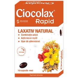 Ciocolax Rapid Solacium Pharma, 10 capsule