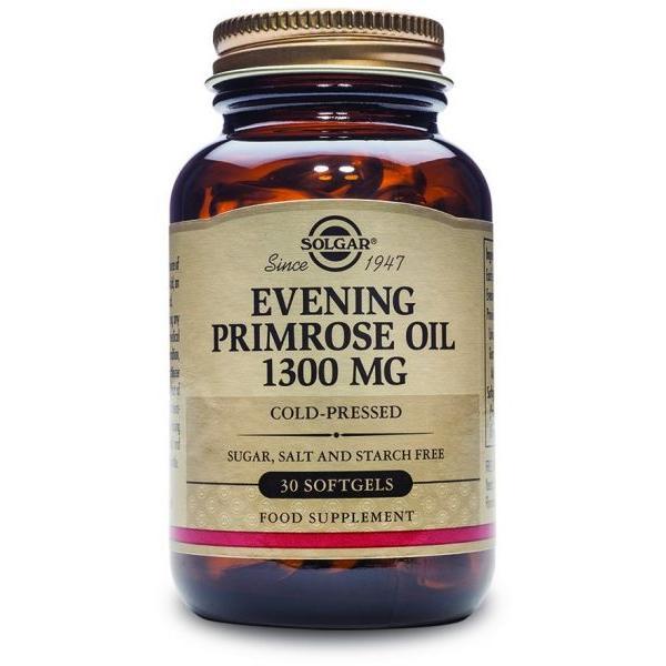 Evening Primrose Oil 1300 mg Solgar, 30 capsule