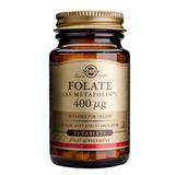 Folate Metafolin 400 mcg Solgar, 50 comprimate