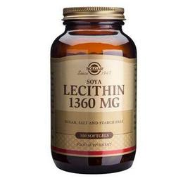 Lecitina 1360 mg solgar, 100 capsule
