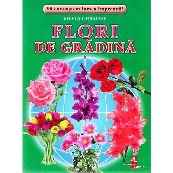Flori de gradina - Cartonase - Silvia Ursache, editura Silvius Libris