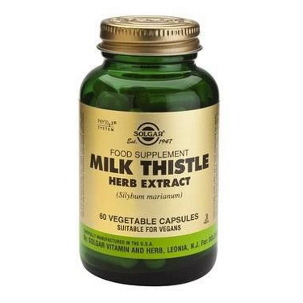 Milk Thistle Herb & Seed Solgar, 60 capsule