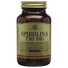 Spirulina 750 mg solgar, 100 comprimate