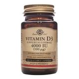 Vitamina D3 4000 UI Solgar, 60 capsule