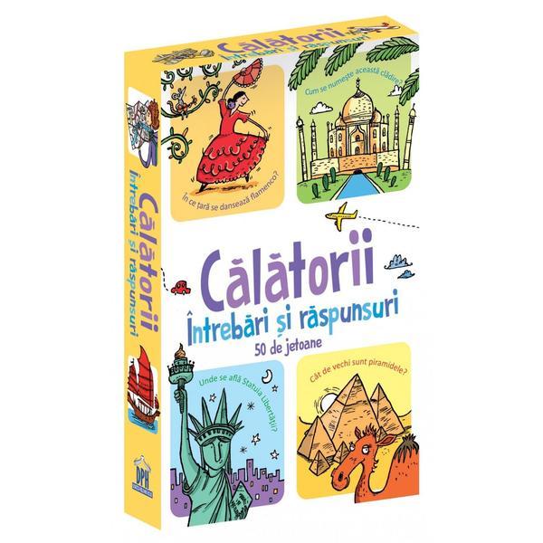 Calatorii. intrebari si raspunsuri. 50 de jetoane, editura didactica publishing house