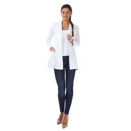 Halat medical dama 04 carré, culoare alb - marimea l