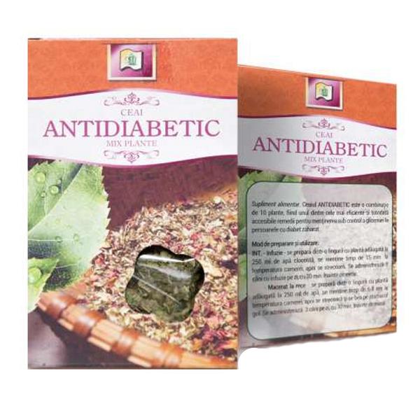 Ceai Antidiabetic Stef Mar, 50 g