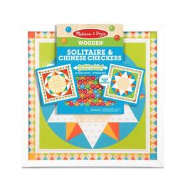 Joc de societate 2 in 1 Solitaire si Sah chinezesc - Melissa & Doug