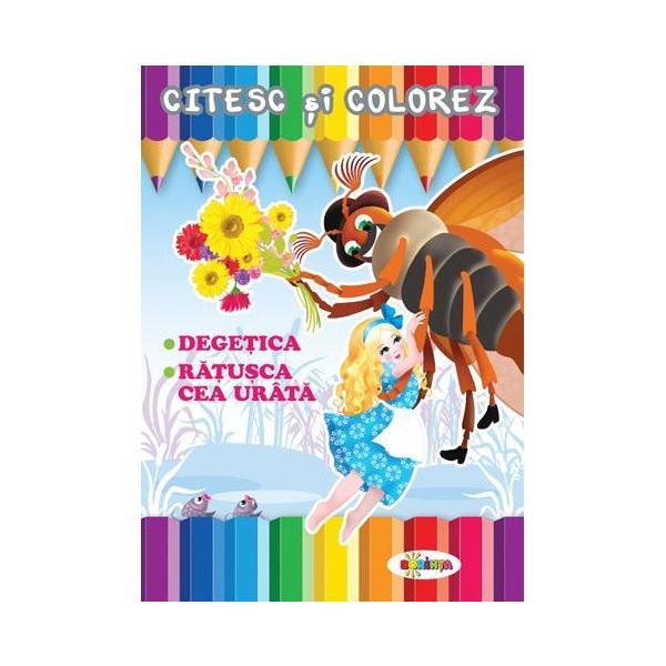 Citesc si colorez: degetica, editura dorinta