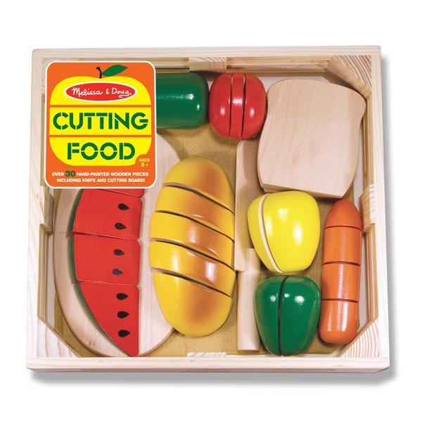 Jucarii din lemn alimente de feliat melissa and doug