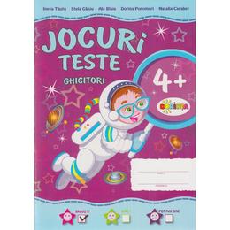 Jocuri. teste. ghicitori 4 ani+ - inesa tautu, editura dorinta