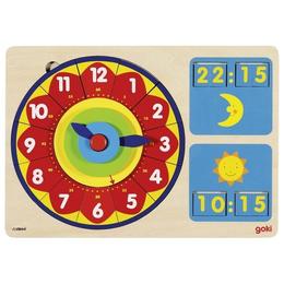 Ceas puzzle analog-digital - goki