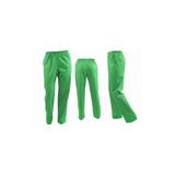 Pantaloni medicali, barbati, cu elastic si doua buzunare, Verde iarba, S INTL