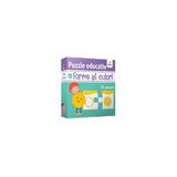 Puzzle educativ: Forme si culori, editura Gama