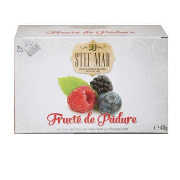 Ceai de Fructe de Padure Premium Stef Mar, 20 buc x 2 g