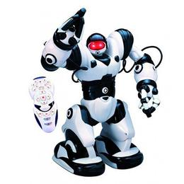 Jucarie interactiva Malplay Super Robot cu telecomanda, sunete si lumini 33 cm