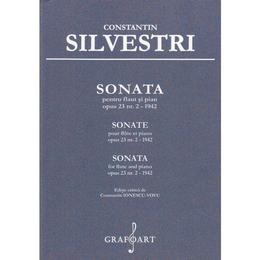 Sonata pentru flaut si pian - constantin silvestri, editura grafoart