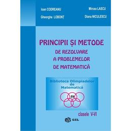 Principii si metode de rezolvare a problemelor de matematica - clasele 5-6 - ioan codreanu, editura gil