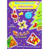 Decoratiuni de Craciun 1: Figurine din hartie (mov), editura Prut
