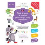 Caiet de jocuri si activitati pentru copii isteti 3-4 ani grupa mica - Larousse, editura Rao