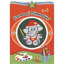 Forme si dimensiuni 4 ani+, editura silvius libris