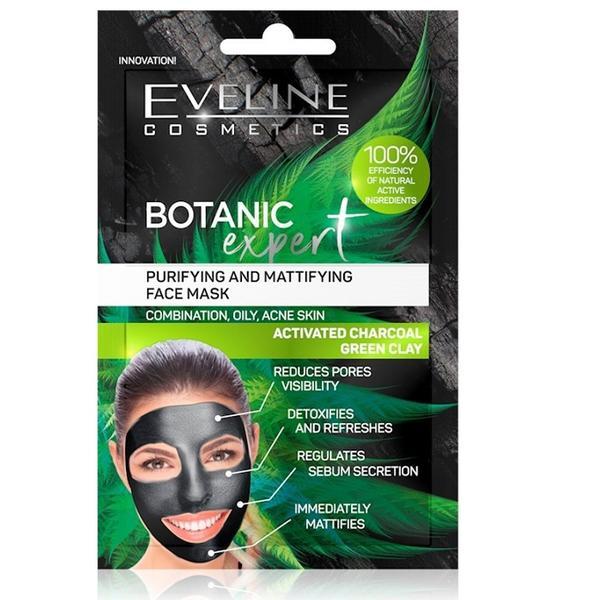 Masca de fata, Eveline Cosmetics, Botanic Expert Purifying &amp; Mattifying, 10 ml