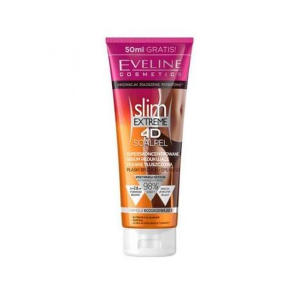 Ser superconcentrat Eveline Cosmetics, Slim Extreme 4D Scalpel, Flat Stomach, 250 ml