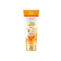Ser anticelulitic thermoactiv eveline cosmetics, slim extreme 4d, cu ulei de argan, acid hyaluronic si aur 24k, 250 ml