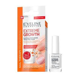 Tratament pentru cresterea unghiilor, Eveline Cosmetics, Extreme Growth, Nail Therapy Professional, 12 ml