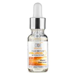 Ser pentru luminozitate cu efect instant hyaluron, vitamina c si extract de melc camco, 20 ml