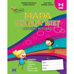 Mapa copilului istet 3-4 ani. Activitati integrate, editura Didactica Publishing House