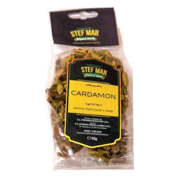 Cardamon Boabe Stef Mar, 50 g