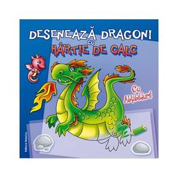 Deseneaza dragoni cu hartie de calc, editura Nomina
