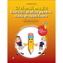 Creionul magic - exercitii grafice pentru clasa pregatitoare - irinel betrice nicoara, editura litera